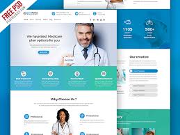 25 high quality web templates psd free download 2019. Medical Hospital Website Psd Template Psdfreebies Com