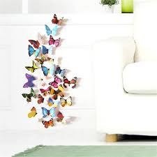 Furniture, rugs, wall and floor coverings. Colorful Design 3d Butterfly Wall Sticker Decor Butterflies Art Wall Art Home Decor From Jinwuoq855 2 45 Dhgate Com
