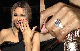 A Big Photo For A Big Rock See Ciara S Engagement Ring Ciara Engagement Ring Big Engagement Rings Fine Engagement Rings