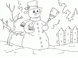 Most snowmen wear clothes that you can color, and many are posed in winter scenes that you can enjoy. Snowman Coloring Pages 100 Images Free Printable