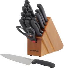 After hours of researching and using all the models on the market, we find the best farberware knife set reviews of 2021. Amazon Com Farberware 18 Piece Never Needs Sharpening High Carbon Stainless Steel Knife Block Set With Non Slip Handles Black Kitchen Dining