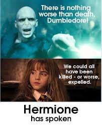 Hermione S Priorities Voldemort S Priorities Harry Potter Jokes Harry Potter Images Harry Potter Puns