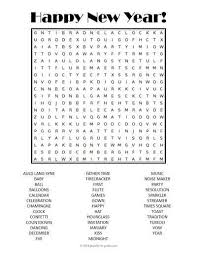 Birthday Celebration Word Search Free Printable New Year S Day Word Search Puzzle New Year Words Word Find Word Seach