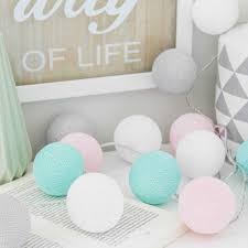 Guirlande Lumineuse En Coton L 290 Cm Lina Maisons Du Monde Guirlande Lumineuse Inspiration Chambre Bebe Guirlande