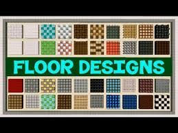 If you want to embellish a room, or even a house with a special touch, just build a. Minecraft Floor Designs Youtube
