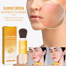 Amazon.com: Polvo de ajuste de protector solar mineral SPF 50, cepillo  mineral para control de aceite, acabado mate natural, polvo suelto con  cepillo para protector solar, polvo facial translúcido, suave, : Belleza