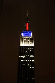 Tower Lights Illuminate In Honor Of Nations Competing In London Tonight Empire State Building Will Be Splitting Its Towe Tower Light German Heritage German