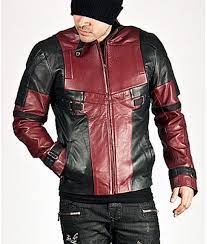 Deadpool Jacket Ryan Reynolds Leather Jacket Deadpool Jacket Leather Jacket Mens Outfits