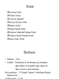 Oleh itu, disenaraikan di sini 11 perkara yang boleh membatalkan solat kita iaitu Solat