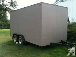 homemade wood enclosed trailer