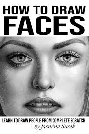 Draw two more short diagonal lines — the pink lines, near the right and left extreme boundaries of the head. How To Draw Faces Learn To Draw People From Complete Scratch Susak Jasmina Susak Jasmina Amazon De Bucher