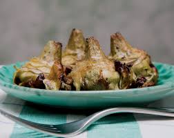 Al centro mettiamo i gambi. Carciofi Alla Brace Ricetta