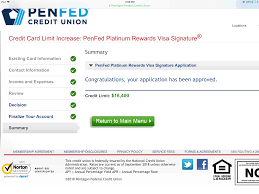 Respond to a mail offer; Penfed Quarterly Offers Myfico Forums 5345215