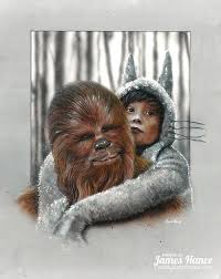 Star Wars Where The Wild Things Are Mashup By James Hance Cheerful Art Original Paintings For Sale Art