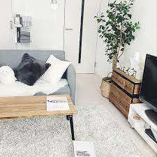 部屋全体 シンプル 1r 1r 一人暮らし ラグ などのインテリア実例 2018 11 25 09 32 50 roomclip ルームクリップ インテリア 家具 リビング インテリア 一人暮らし インテリア