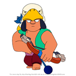 If bo has his star power, he can kill you with ease. Learn How To Draw Darryl From Brawl Stars Brawl Stars Step By Step Drawing Tutorials