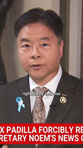 The Department of Homeland Security is lying. Senator Alex Padilla  identified himself. Urging everyone to peacefully exercise your freedom of  speech and assembly. That's how we take back our country.