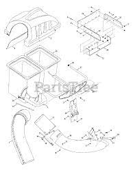 Mounting bracket for bag attachement to craftsman riding lawn mower fell off. Craftsman Bagger Bracket Off 63