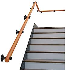 Steel and aluminum deck railing will look great on any deck or patio. Staircase Handrails Handrail Wooden1ft20ft Complete Kit Corridor Nonslip Stair Railings Support Rod Loft Villa Indoor And Outdoor Wall Stair Grab Bar Kit For Elderlychildrensize3ft