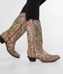 Need a the coral cactus boutique discount code? Corral Studded Cactus Leather Western Boot Women S Shoes In Ld Tobacco Buckle