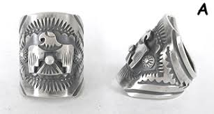 Navajo Sterling Silver Eagle Ring