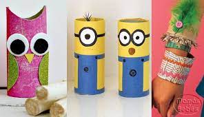 Manualidades Infantiles Con Tubos De Carton
