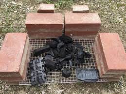 diy 1000円以内で自宅でバーベキューコンロを自作してみる 使うのはレンガと100均の網と炭だけ 日常のアトリエ ya yaブログ 楽天ブログ バーベキューコンロ バーベキュー 自作