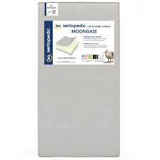 Serta Sertapedic Moongaze 5 Crib And Toddler Mattress Fiber Core Walmart Com Toddler Mattress Baby Mattress Cribs