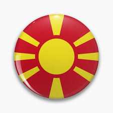 North macedonia at flags of the world. Macedonia Flag Pins And Buttons Redbubble
