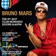 If you love bruno mars and think you'd be a good admin, we're in need of an admin for this wiki! Tampa Bay Super Bowl Parties And Tailgates 2021 Bruno Mars Concert 2017