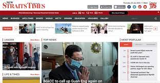 The straits times index (sti) comprises of the stocks of 30 representative companies listed on the singapore exchange. New Straits Times The New Straits Times Press Malaysia Bhd