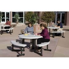 Lifetime 44 Round Picnic Table Round Picnic Table Picnic Table Bench Swing