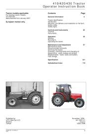 Some massey ferguson tractor manuals pdf are above the page. Massey Ferguson 410 Operators Instruction Book Pdf Download Manualslib