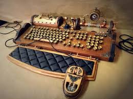 Set Of Steampunk Neo Victorian Antique Look Keyboard Mouse And Usb Lights Steampunk Keyboard Steampunk Decor Neo Victorian
