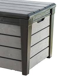 Keter Auflagen Und Universal Brushwood Box 455 L Anthrazit Grau Amazon De Kuche Haushalt