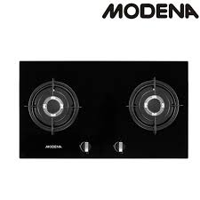 Kompor modena dua tungku ini berbentuk vertikal dan ramping, cocok untuk dipakai di dapur minimalis. Modena Kompor Tanam 2 Tungku Liscio Bh 0725