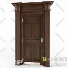 3d Door Model 14 Free Download Doors Desk And Chair Set Free Download