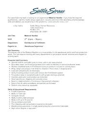 Material Handler Specialist Resume Sample Here Download – hadenough