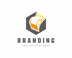 Equipment trader icon excavator logo heavy construction equipment logos. Logopond Logo Brand Identity Inspiration Bucket Excavator Logo