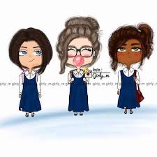 صور صديقات رمزيات صداقة البنات صور عن الصداقة Girly M Cute Cartoon Girl Girly Pictures