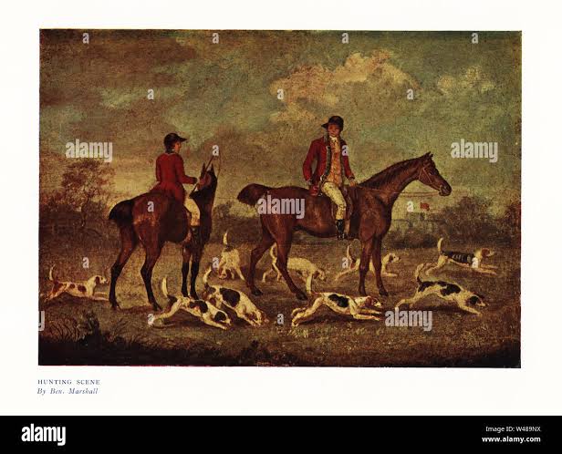 Fox hunt 19th century hi-res stock photography and images - Alamy
