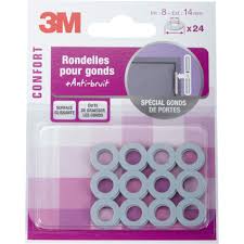 Lot De 24 Rondelles En Plastique Haute Densite Ptfe 3m Leroy Merlin