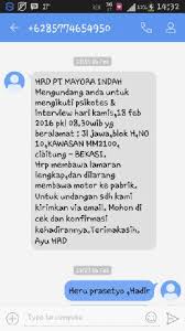 Setelah sanggup memenuhi pasar indonesia, perseroan melakukan penawaran umum perdana dan menjadi perusahaan publik pada. Pt Mayora Indah Loker Email