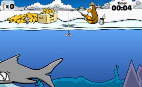 The shark his eat the worms you have on your line. Club Penguin Rewritten Cheats Ice Fishing Guide 100