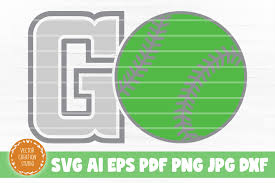 Download Go Softball Svg Cut File Graphic By Vectorcreationstudio Creative Fabrica PSD Mockup Templates