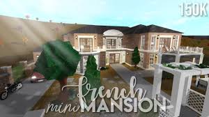 See more ideas about unique house design, tiny house layout, home building design. Bloxburg French Mini Mansion 150k Speedbuild Youtube