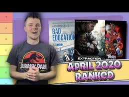 We may earn a commission from these links. Best And Worst Movies Of April 2020 Tier List Youtube