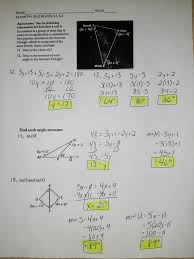 Write the exterior angle theorem as it applies to this triangle. Geometry Welcome To Mrs Bietler S Website