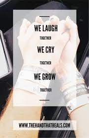 Couple Quote We Laugh We Cry We Grow Crying Laugh Couple Quotes