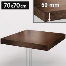 Maybe you would like to learn more about one of these? Plateau De Table Bistrot 70 X 70 Cm Noyer Bois Gastro Restaurant